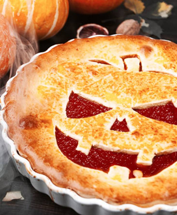 Pikante Halloween-Torte