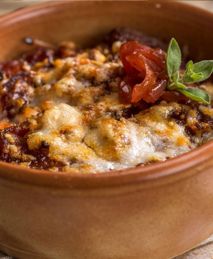 ÜBERBACKENE TOMATEN-ZWIEBELSUPPE